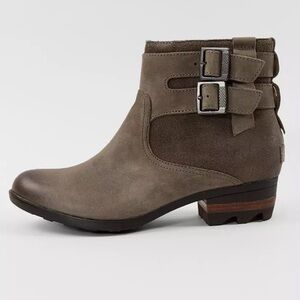 Sorel Women's Lolla Waterproof Leather Ankle Boots